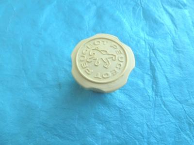 Bouchon d30 emboité,peugeot 103 (rond) blanc