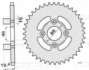 Couronne Fantic RG6 sup.reg, 415