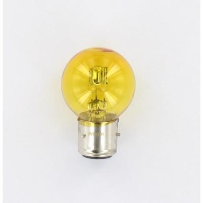 Ampoule BA21D 6v 25w/25w code standard jaune 3 ergots